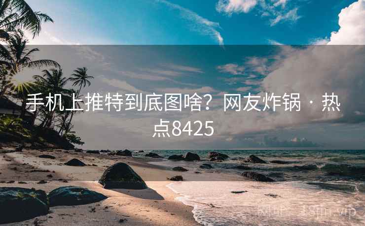 手机上推特到底图啥?网友炸锅 · 热点8425
